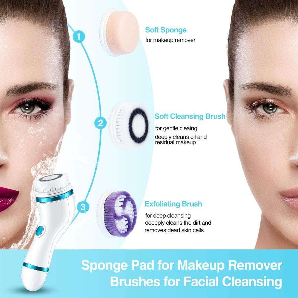 Face Cleansing Brush with Stand