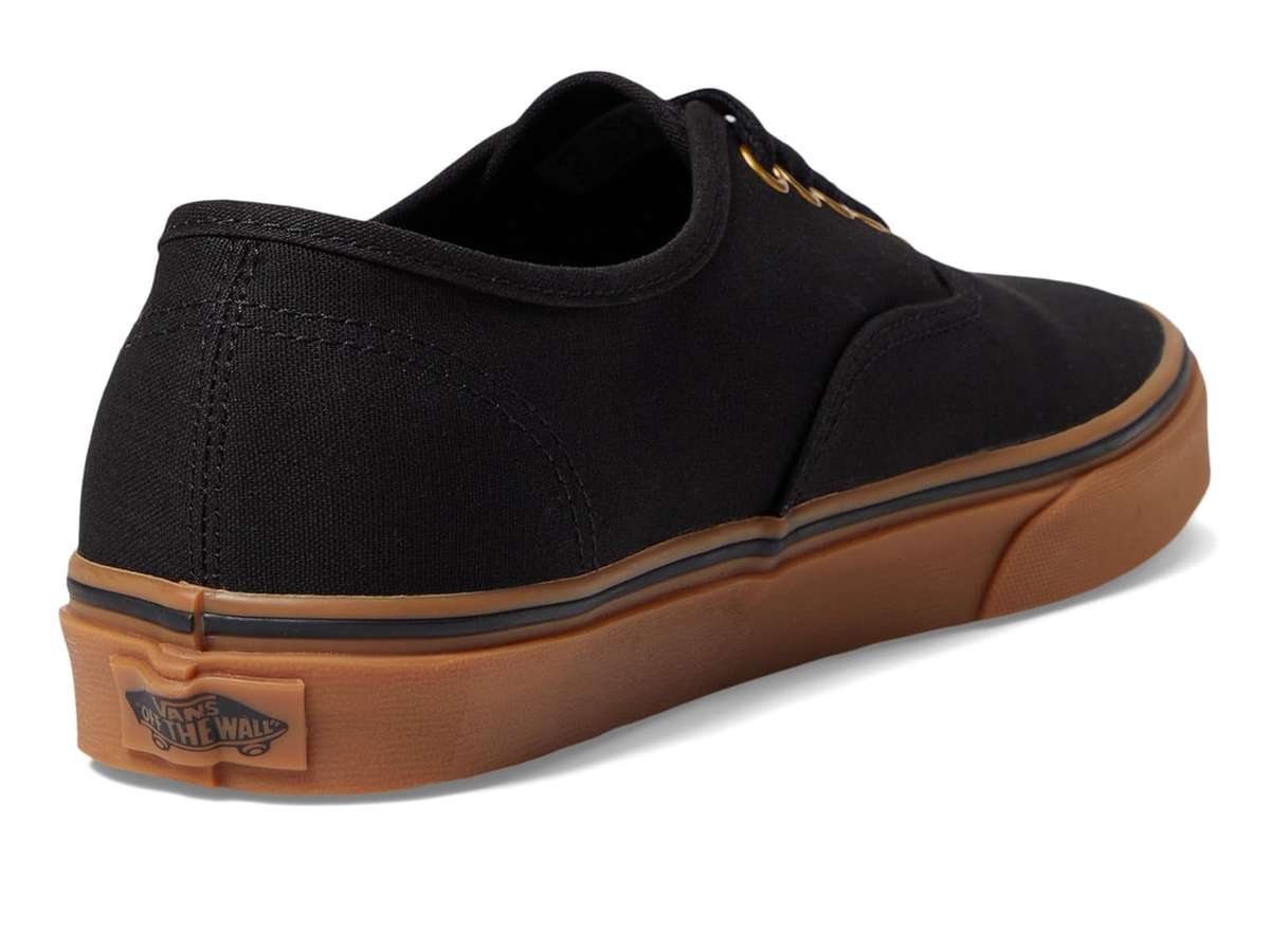 VANS AUTHENTIC BLACK RUBBER SNEAKERS