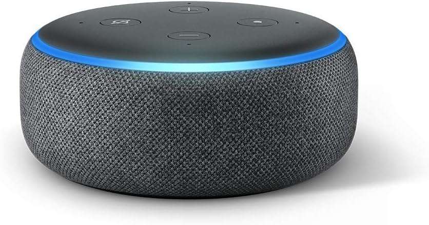 Amazon Refurbished: Echo Dot (3rd Gen) - Smart Speaker with Alexa - Charcoal