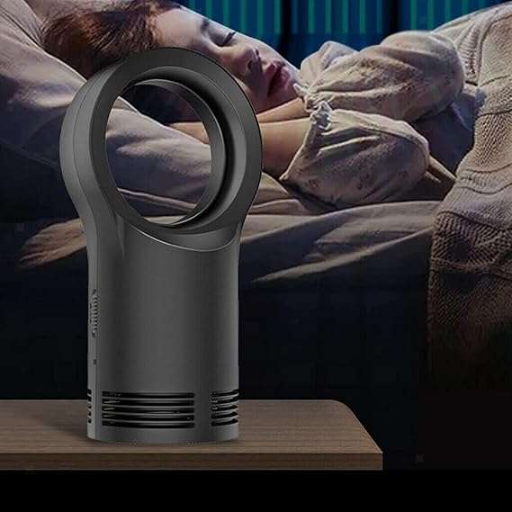 Small Indoor Space Heater Bladeless Electric Heater with Thermostat PTC Ceramic Heater