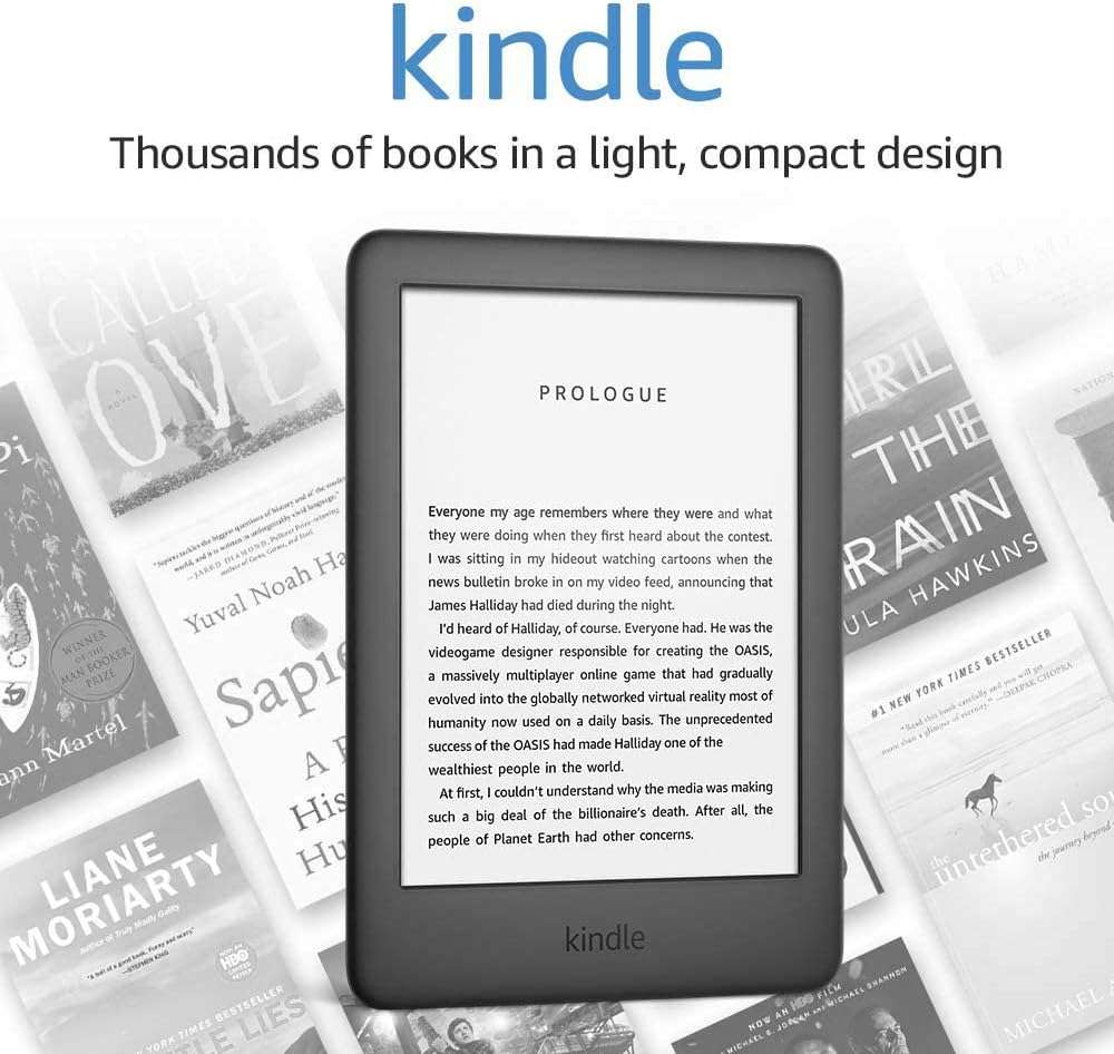 Amazon Refurbished: Amazon Kindle (10th Gen) 4GB Wi-Fi E-Reader- With a Built-in Front Light