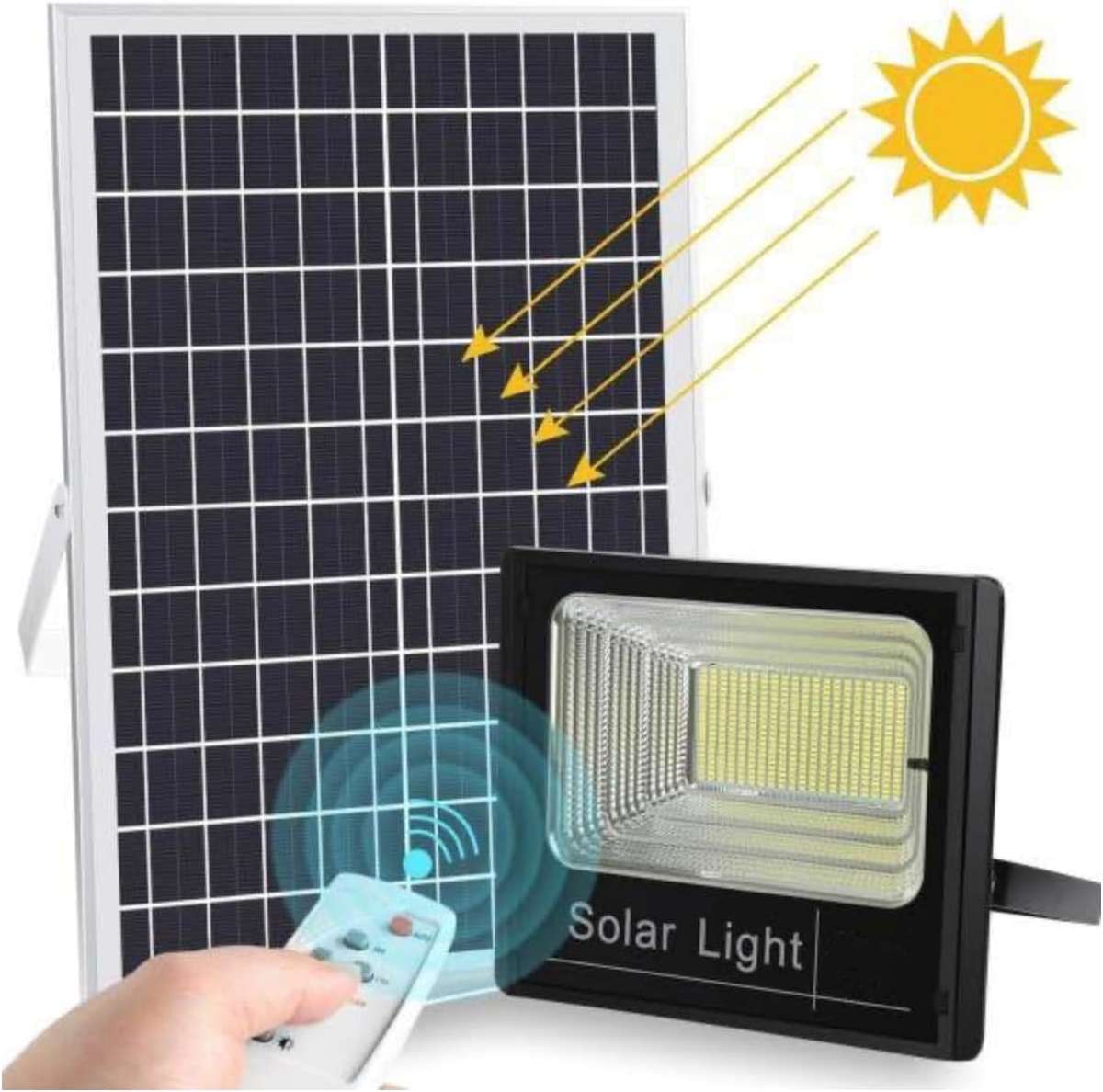 100W Solar LED Flood Light with Remote control