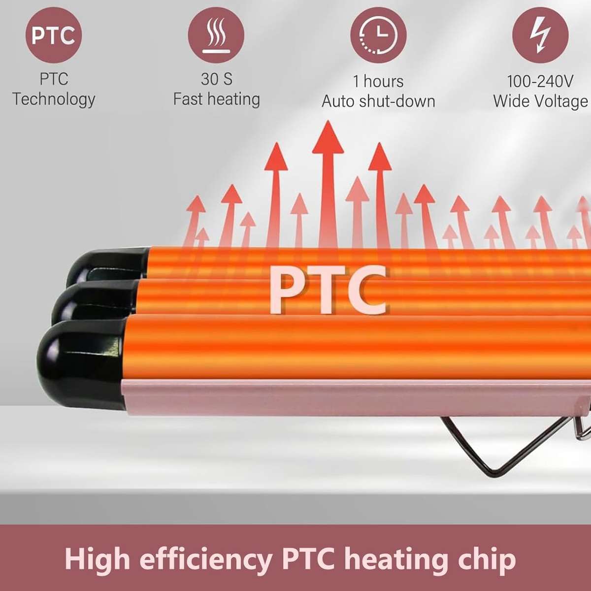 Professional 3 Barrel Curling Iron