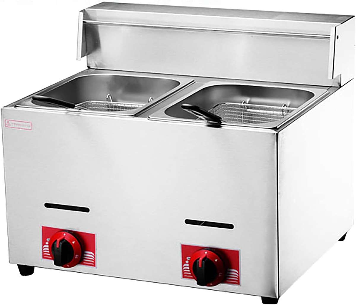 Double Gas Fryer (2x6lt)