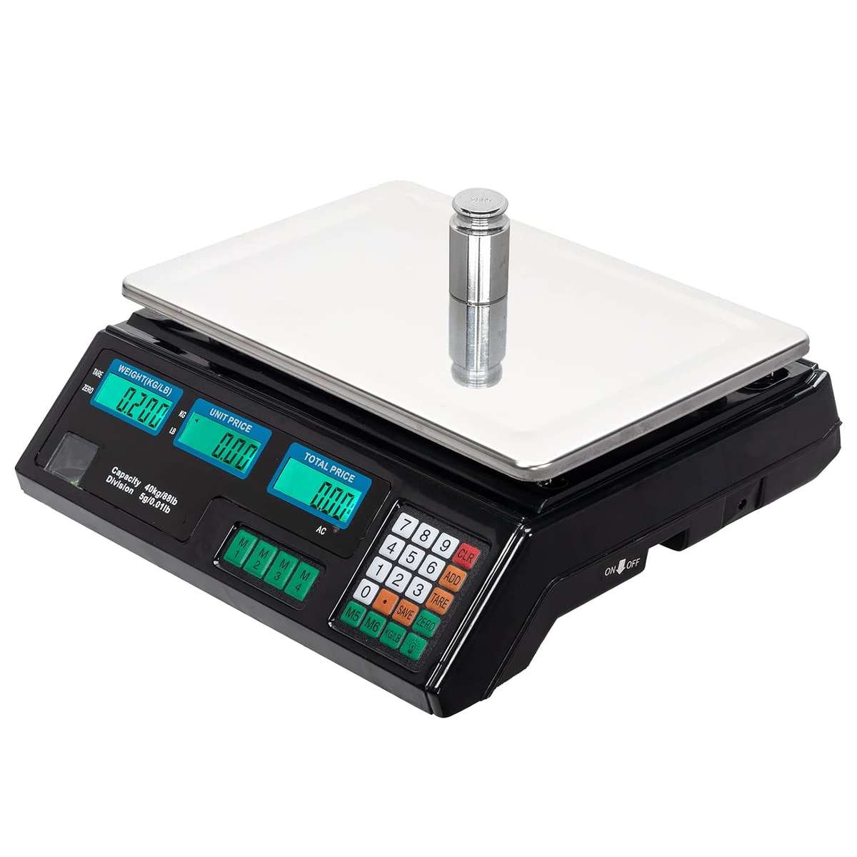 40kg Digital Price Computing Scale with LED Display, Commercial Electronic Weighing Scale