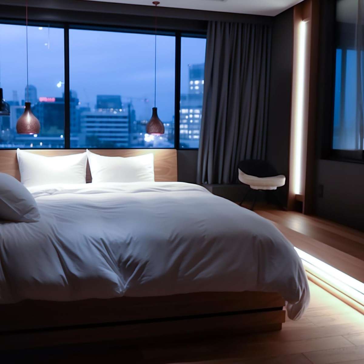 5m 12v LED Digital Bed Lighting Strip with PIR Sensor For Motion Activated Illumination - 2835 White