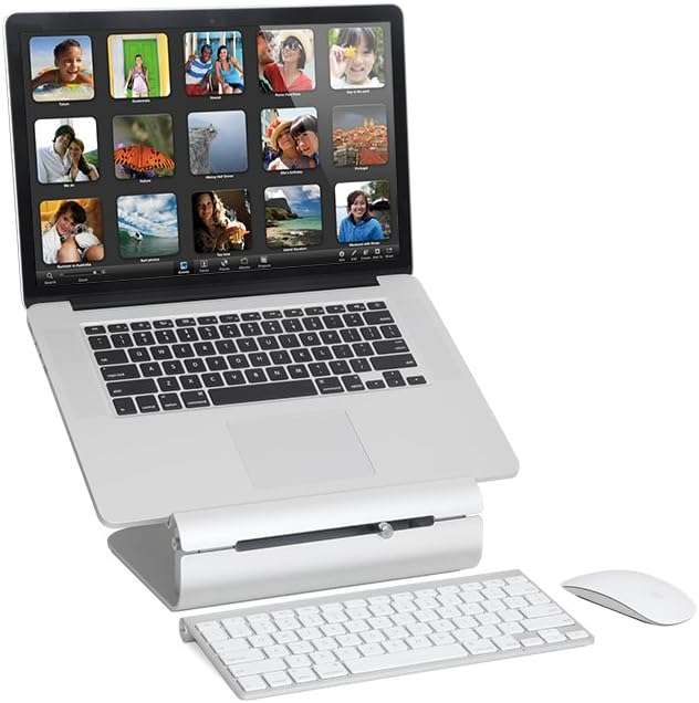 Rain Design iLevel2 Adjustable Height Laptop Stand  (Silver)