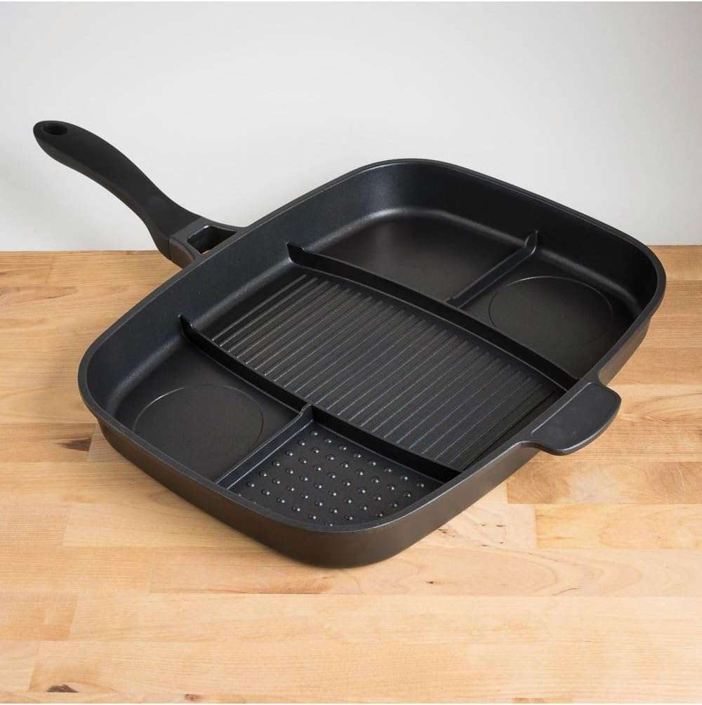 5 in 1 square Non Stick Frying Pan