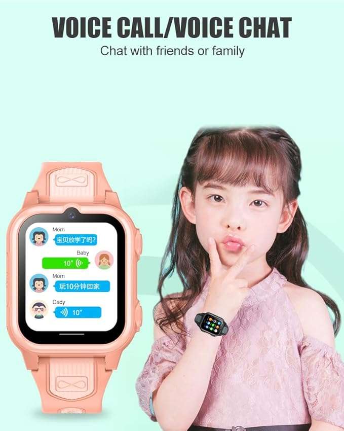 4G Kids Smartwatch Phone with GPS Tracker