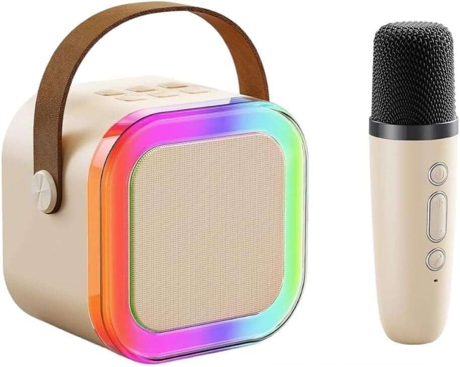COLORFUL KARAOKE PORTABLE RGB MINI SPEAKER