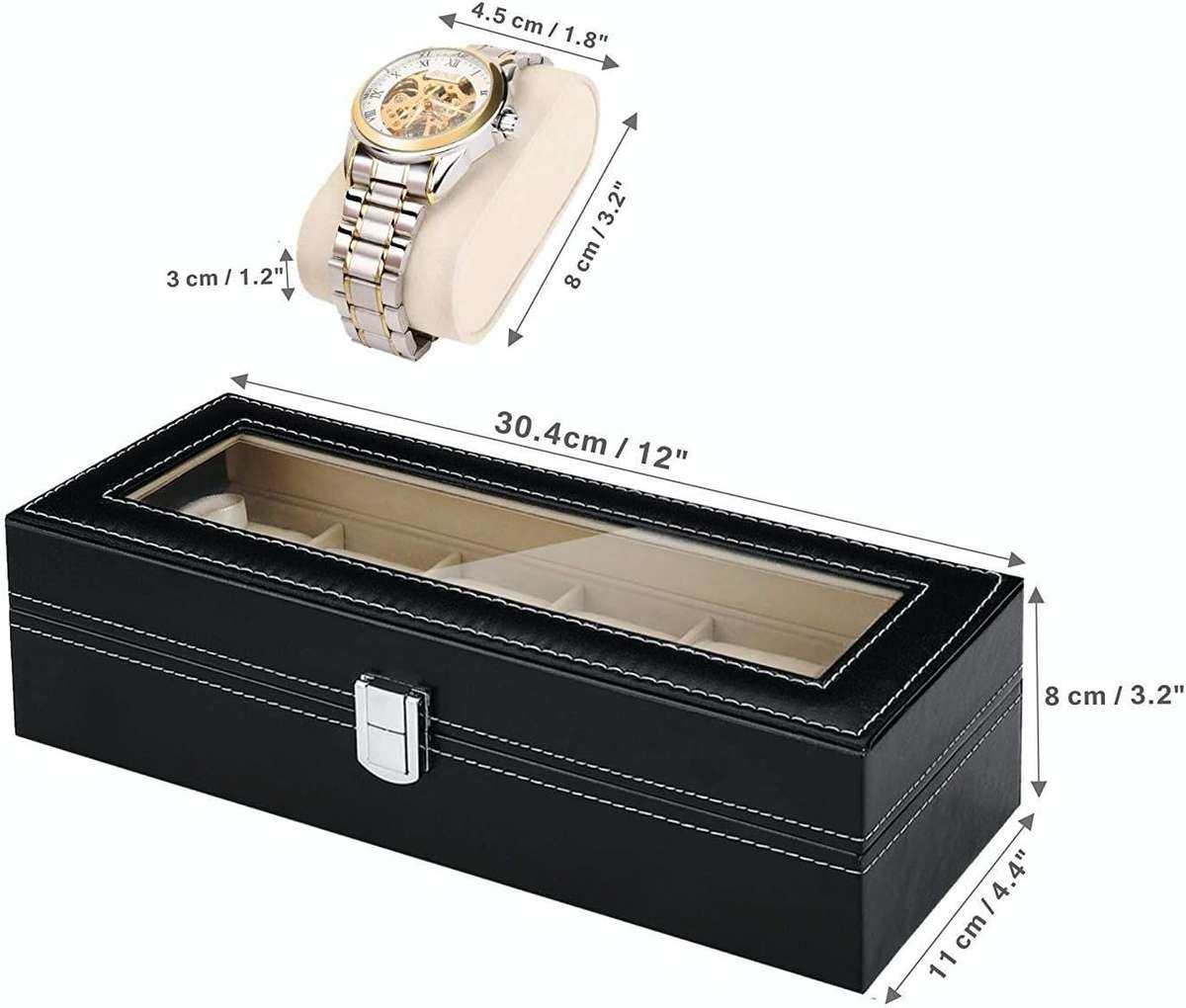 6 Slot Watch Box