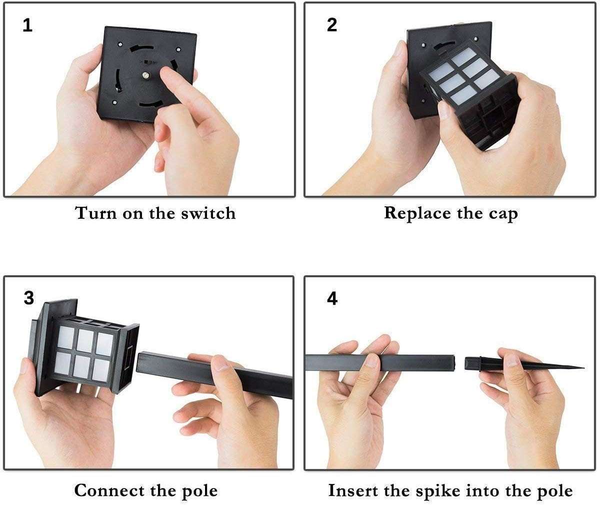 Solar Pathway Lights Outdoor, Garden Lights,Solar Walkway Lights