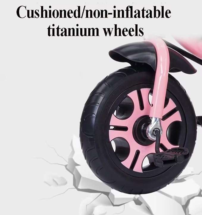 Kids trikes with Parent Push Rod (PINK)