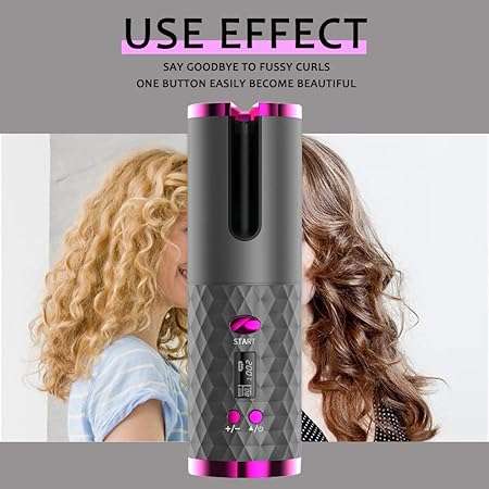 Andowl Automatic Curling Iron, Hair Curling Iron for Hair Styling