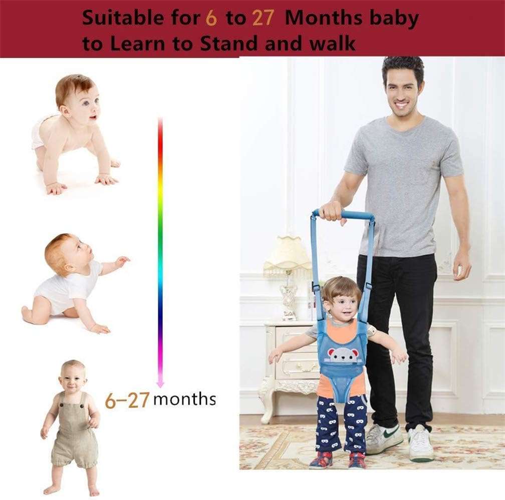 Adjustable Handheld Baby Walking Harness Kids Detachable Walker