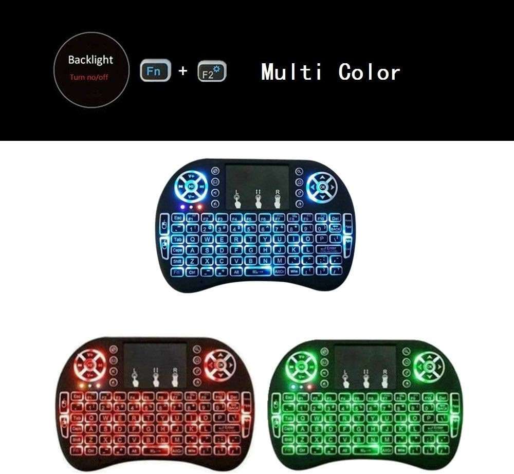 Portable Mini 2.4GHz Wireless Keyboard Touchpad Mouse With Backlight