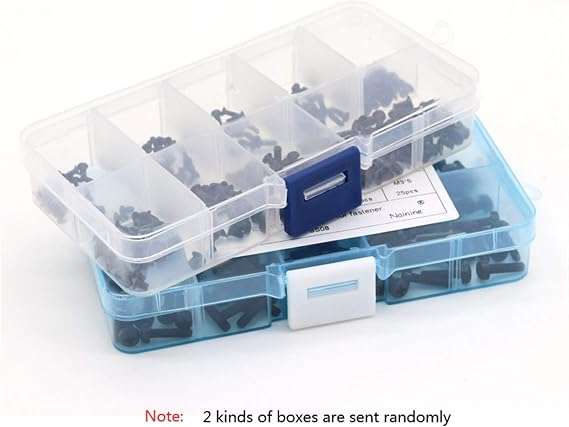 250pcs/set M2 M2.5 M3 Screws Flat Head Phillips Screws Laptop Notebook Screws Set Kit Assorted250pcs