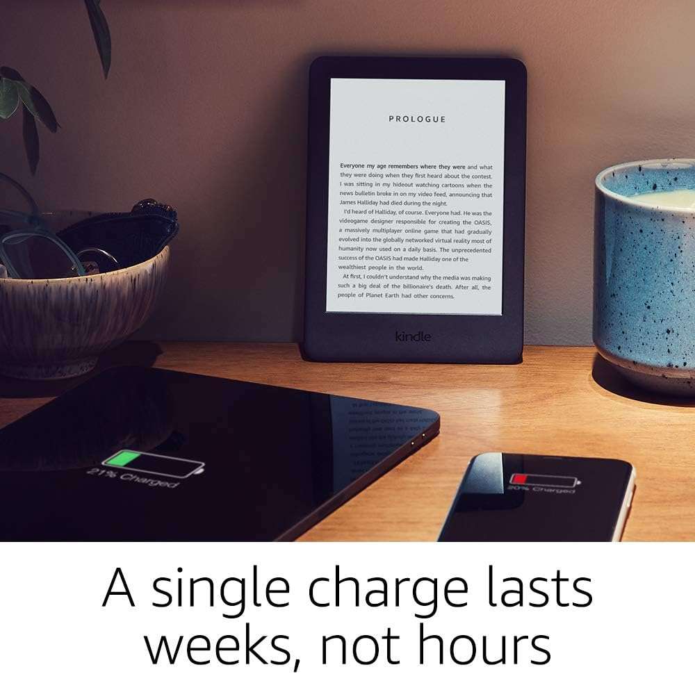 Amazon Refurbished: Amazon Kindle (10th Gen) 4GB Wi-Fi E-Reader- With a Built-in Front Light