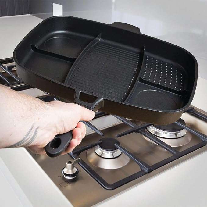 5 in 1 square Non Stick Frying Pan