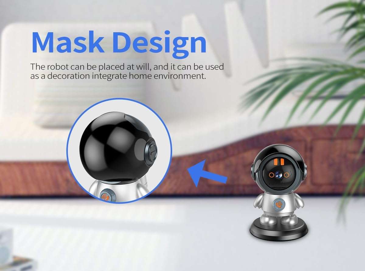WiFi Robot Camera, 1080P Detection Camera, 6X Zoom Security Camera for iOS, 24 Hour Security Guard.