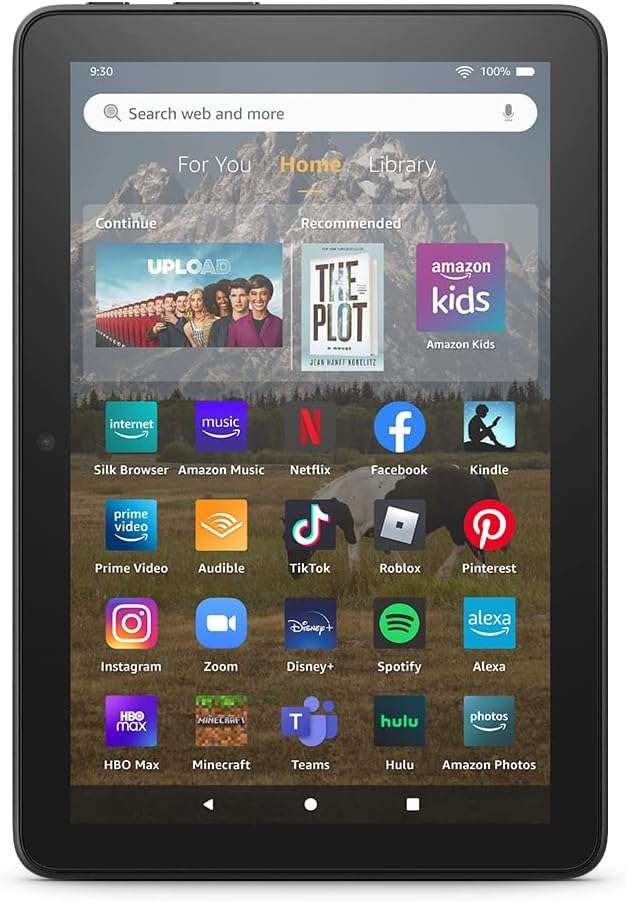 Amazon Fire HD 8 Tablet | 32GB Wi-Fi 8 Inch - Plum / Red