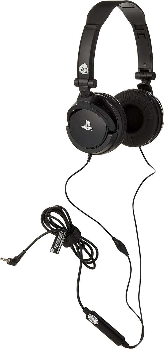 4Gamers PRO4-10 Wired Stereo Gaming Headset - Black