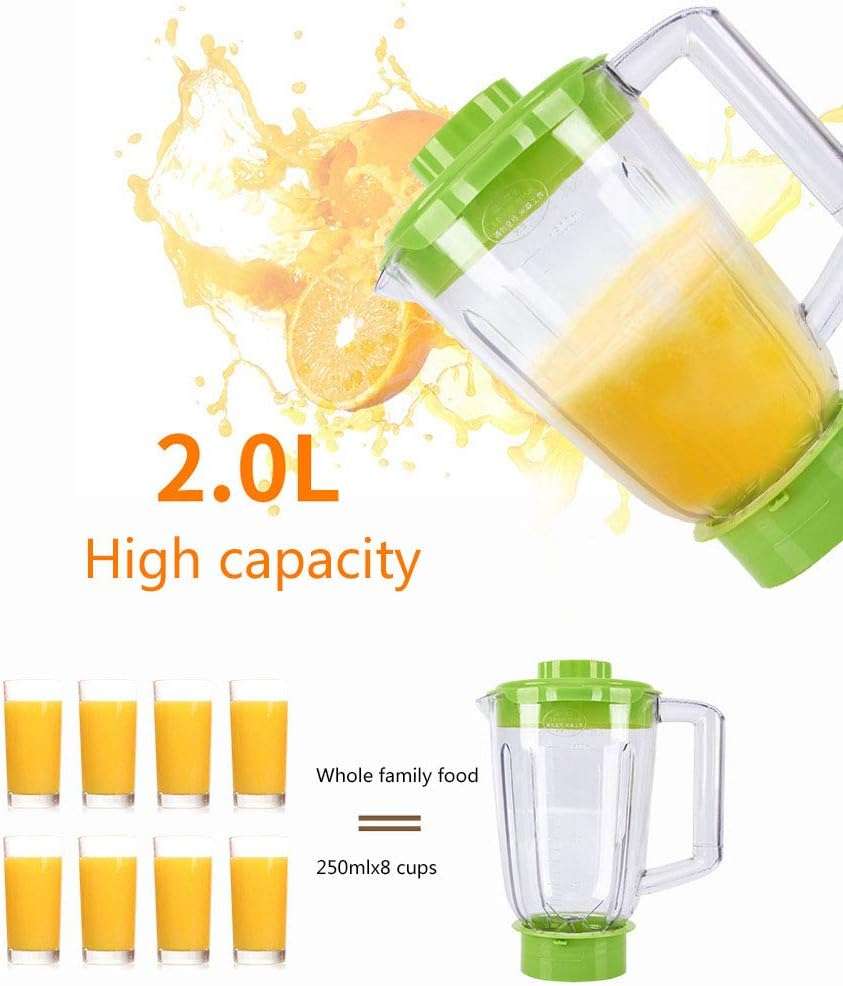 Blender Smoothie Maker Stainless Steel Blades, 3-Speed Control Juice Maker