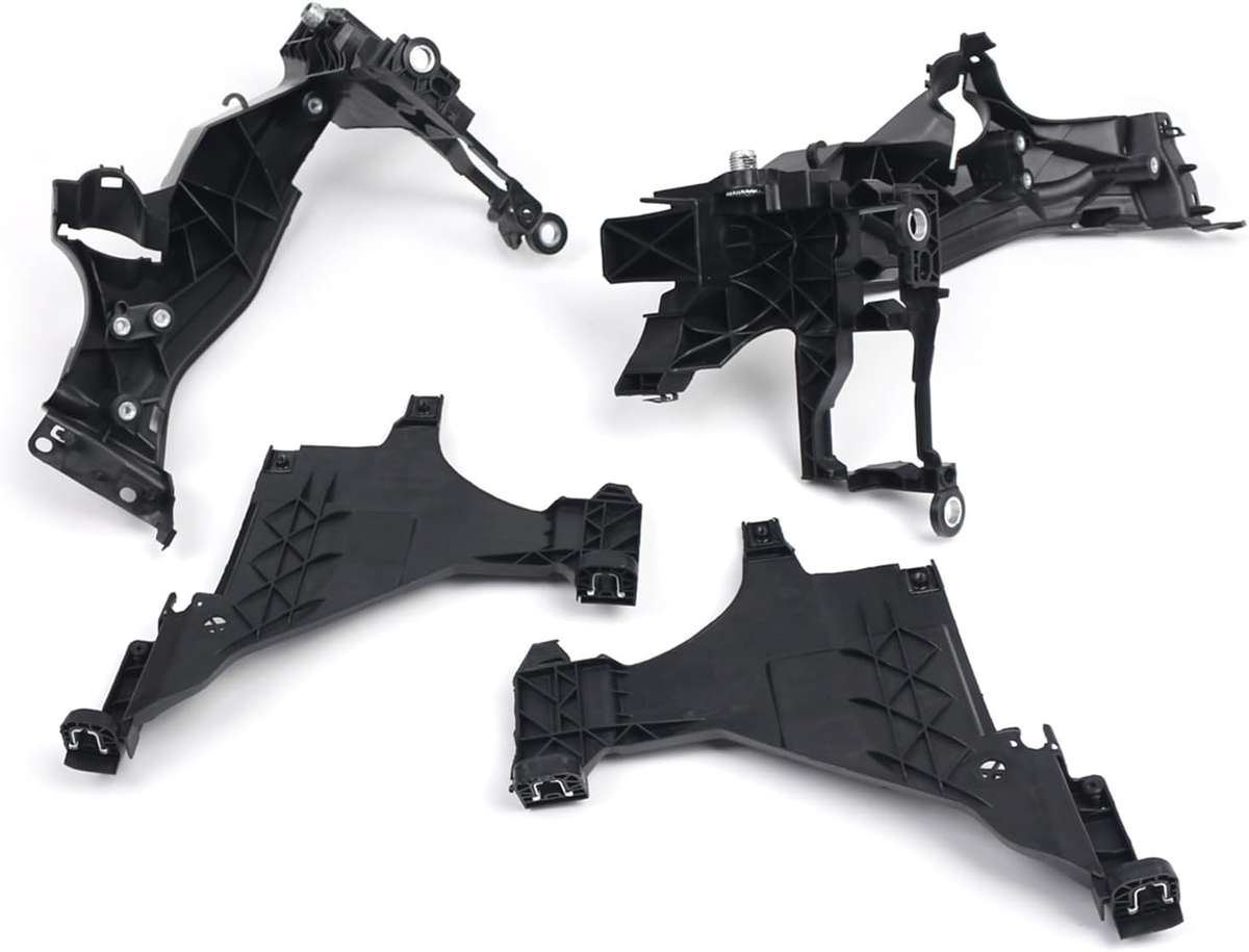 Front Headlight Mount Guide Support Bracket Set for 2012-2016 Replace 8T0941453B 8T0941454B 8T080560