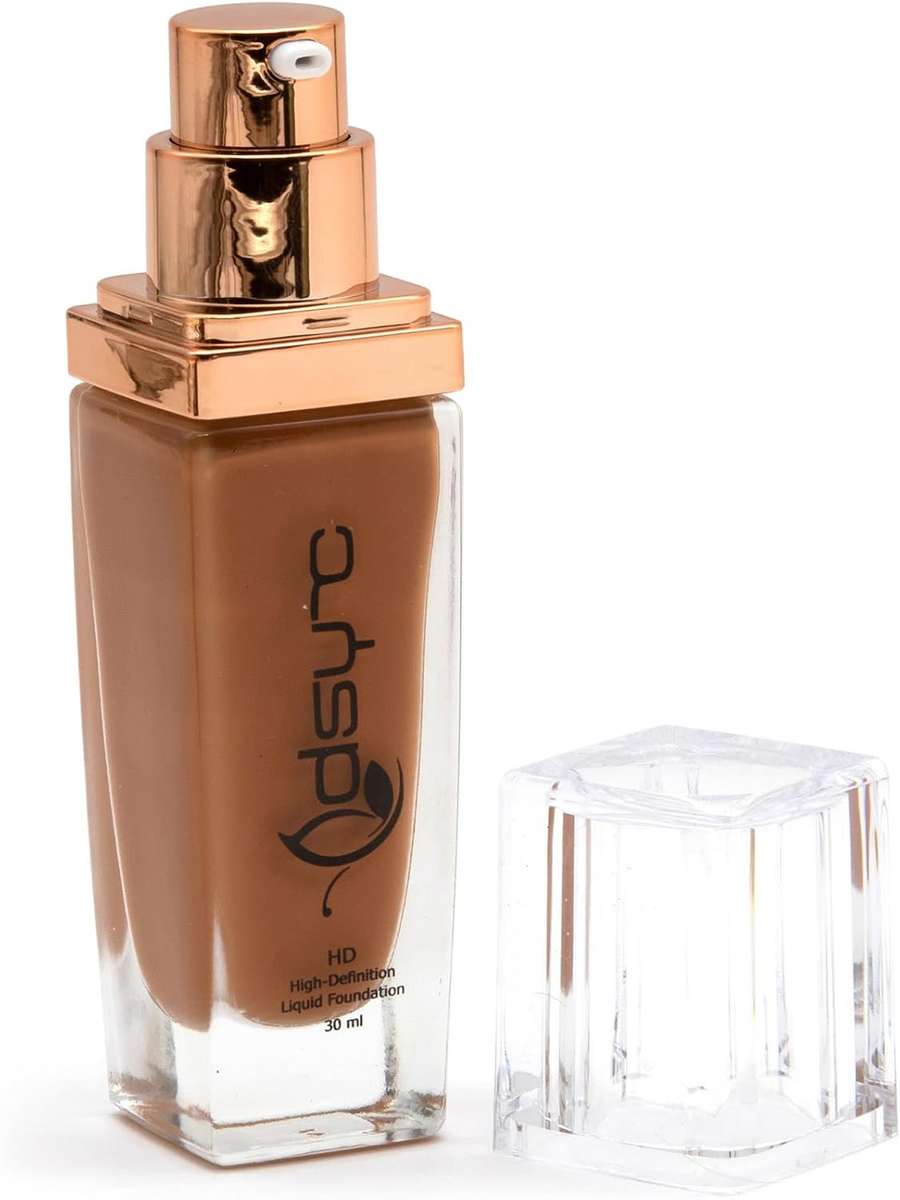Dsync HD Liquid Foundation 30ml LUSA | SPF 30, 16hr Wear, Full Coverage Matte | Medium to Deep
