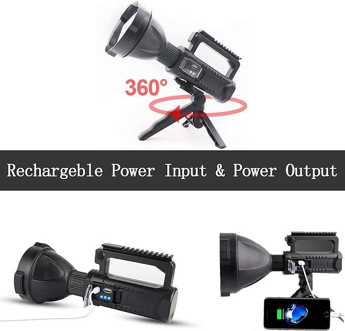 Multifunctional LED Pistol Light with Tripod Stand