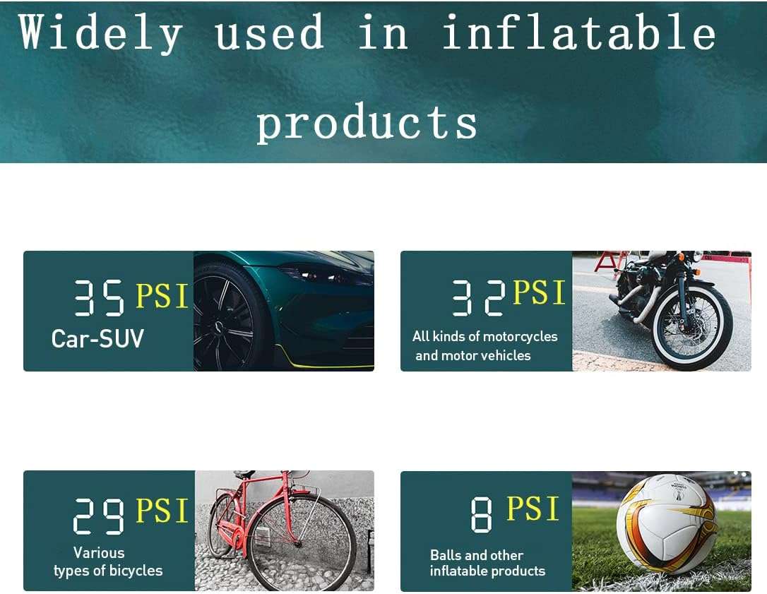 Portable mini small Air Compressor,Pump car accessories DC 12V Air Compressor, for Cars, Motorcycles