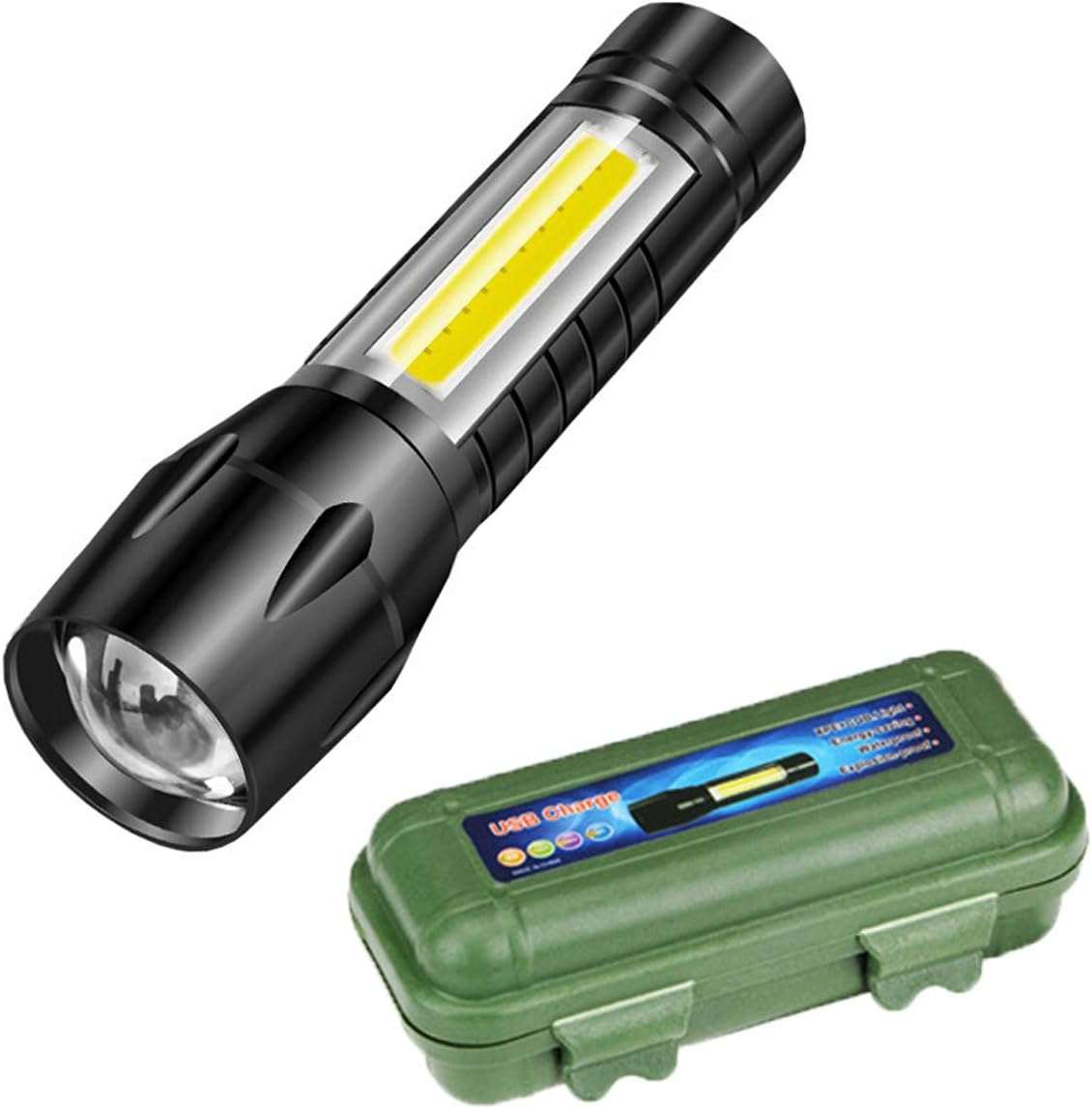 Stock from 6//Success Formula USB Rechargeable Mini Torch with Zoom Function