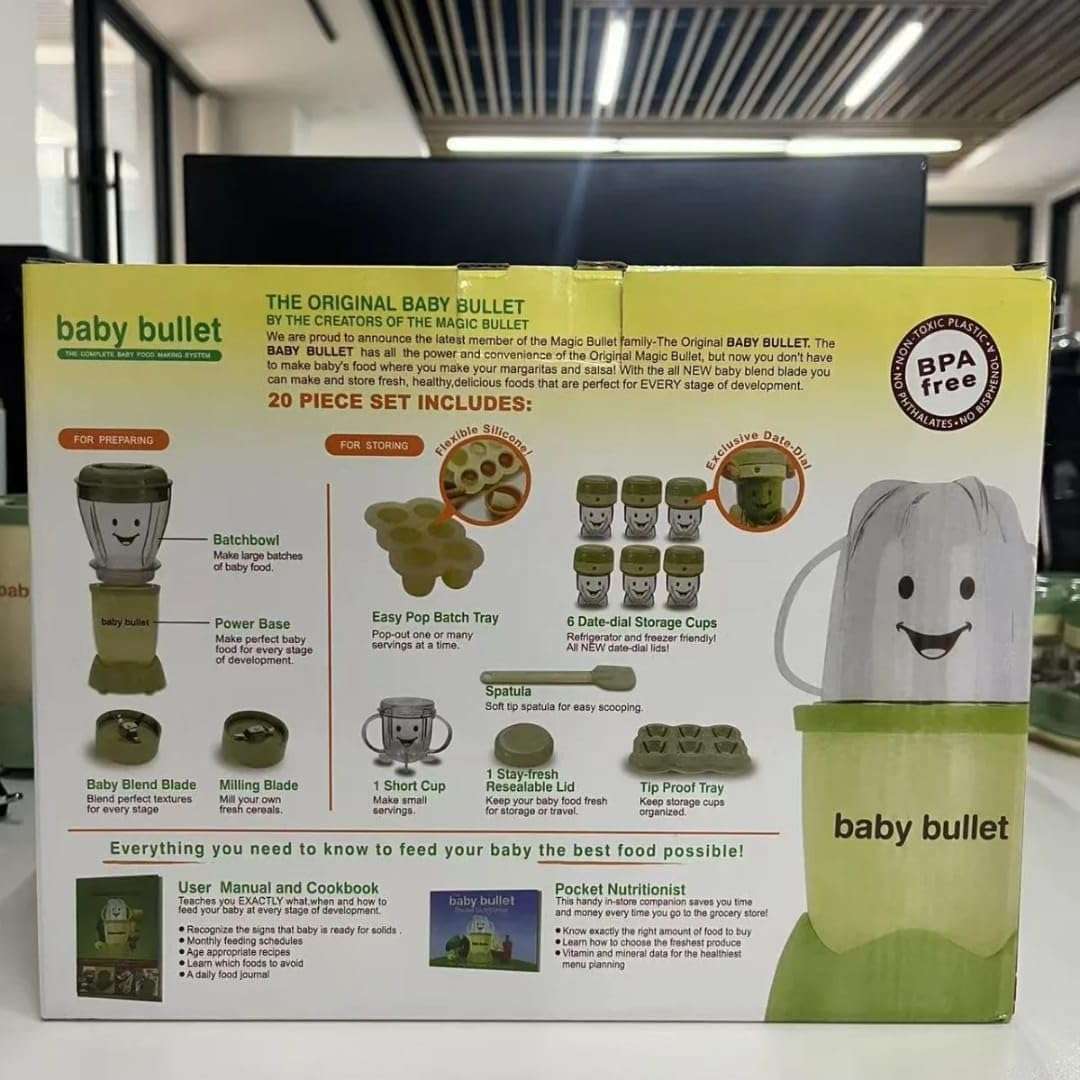 Baby Bullet - Nutrition & Food blender Set