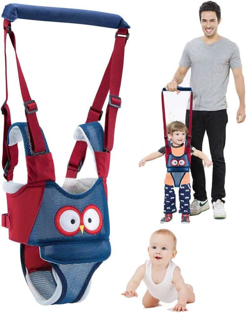 Adjustable Handheld Baby Walking Harness Kids Detachable Walker