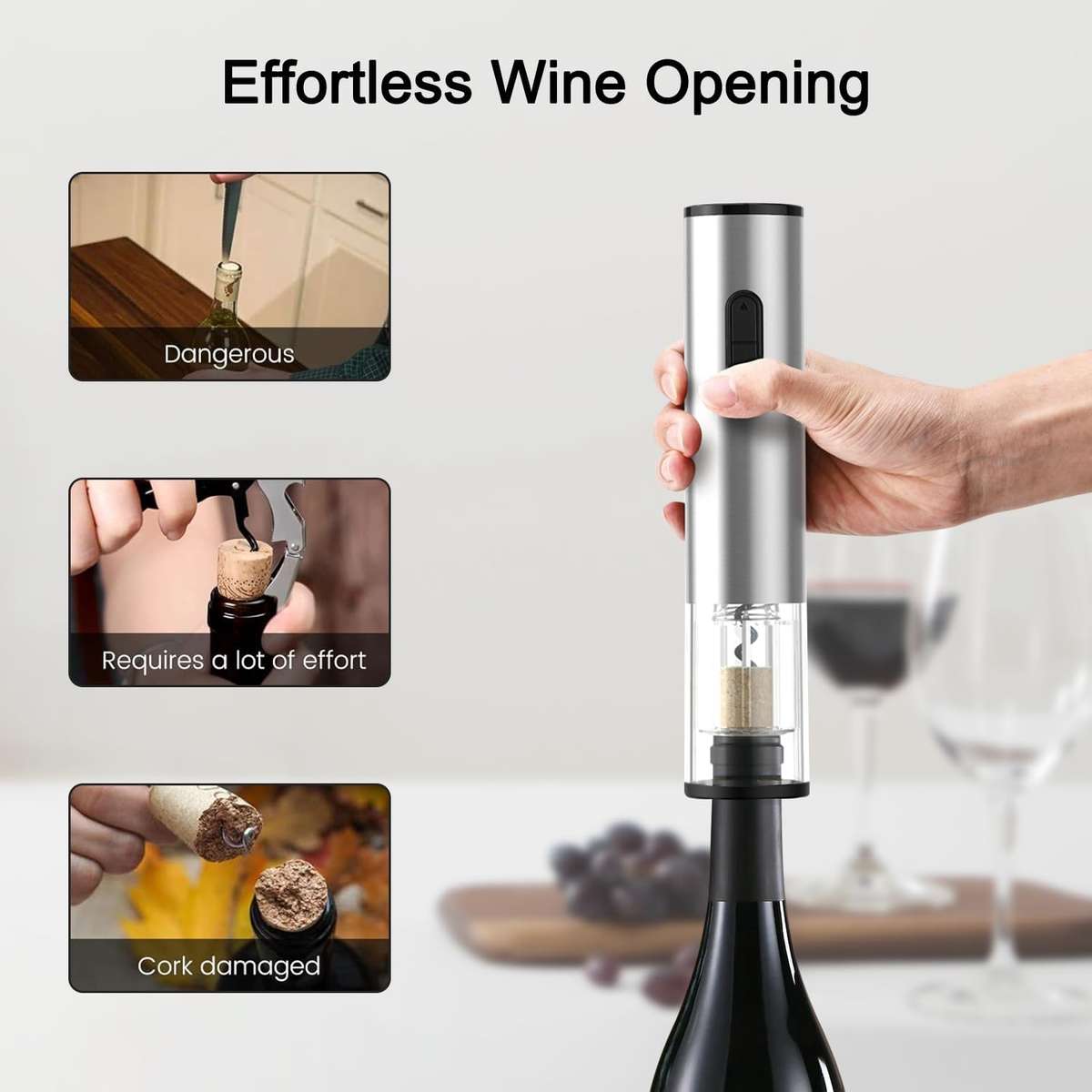 Electric Wine Opener Set