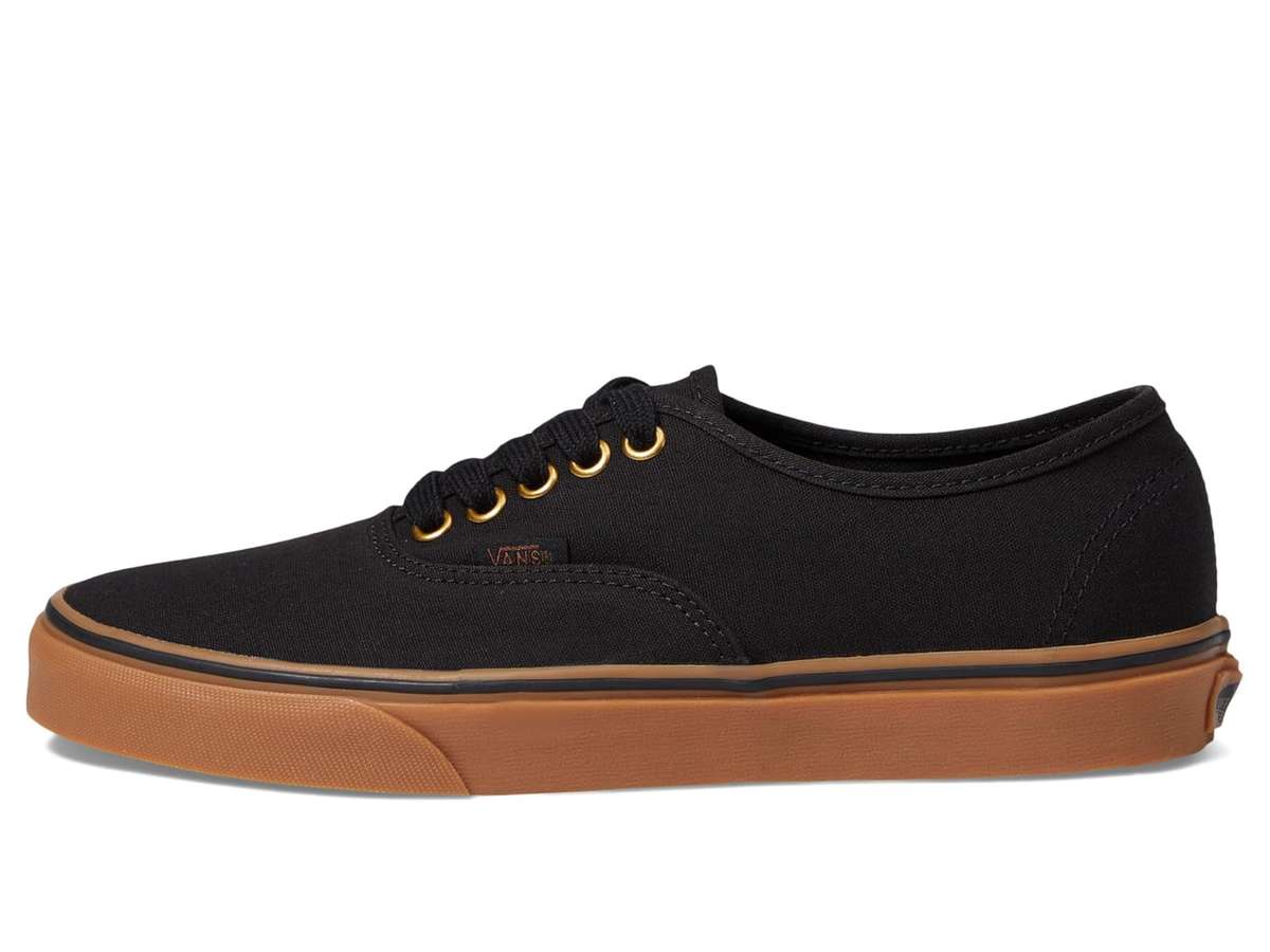 VANS AUTHENTIC BLACK RUBBER SNEAKERS