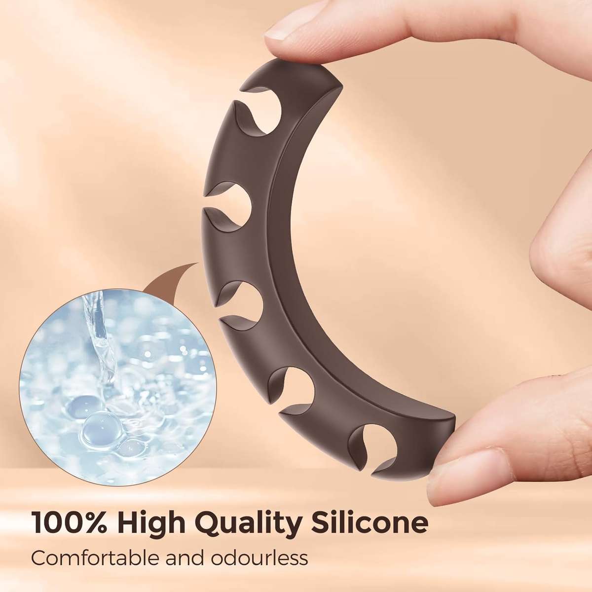 UNBREAKcable Cable Holder Clips, 5 Pack Cord Organizer for Desk, Silicone Adjustable Cord Clip, Adh