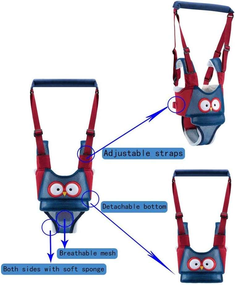 Adjustable Handheld Baby Walking Harness Kids Detachable Walker