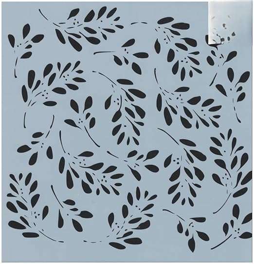 Olive Branches - 30cmx30cm - Stencil