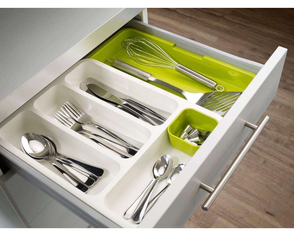 Expandable multipurpose cutlery organizer