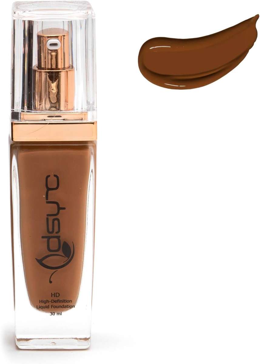 Dsync HD Liquid Foundation 30ml LUSA | SPF 30, 16hr Wear, Full Coverage Matte | Medium to Deep