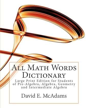 All Math Words Dictionary