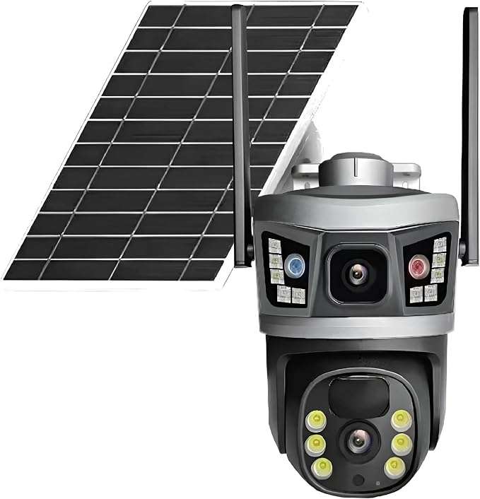 Outdoor 4G Security Camera V380 Pro Dual Lens