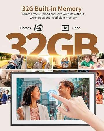 BezosMax 15.6 Inch WiFi Digital Picture Frame