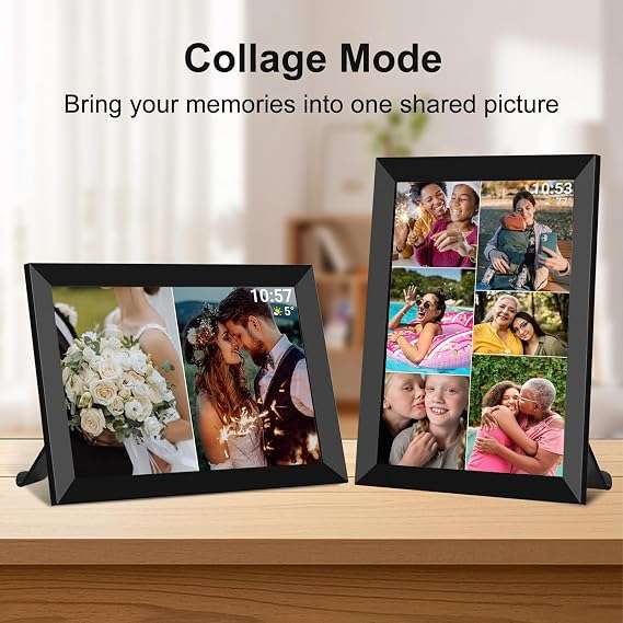 32GB FRAMEO 10.1 Inch Smart WiFi Digital Photo Frame - White