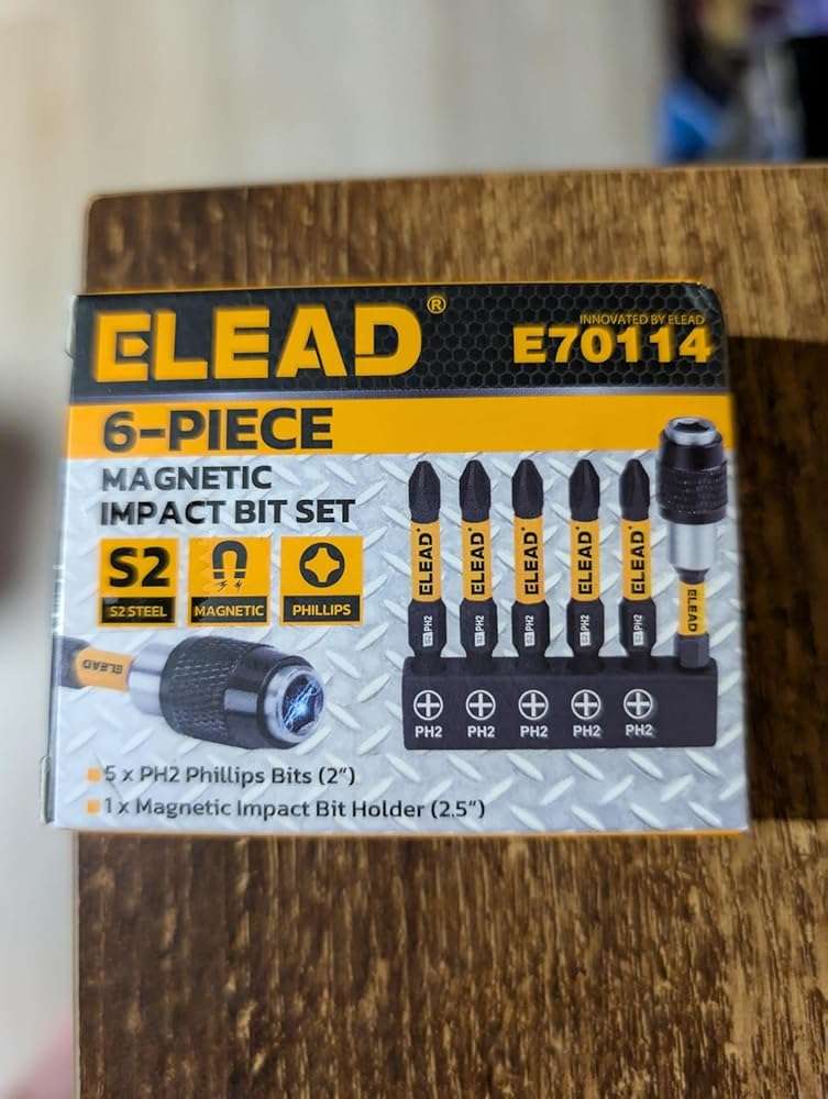 6 PIECE MAGNETIC BIT SET