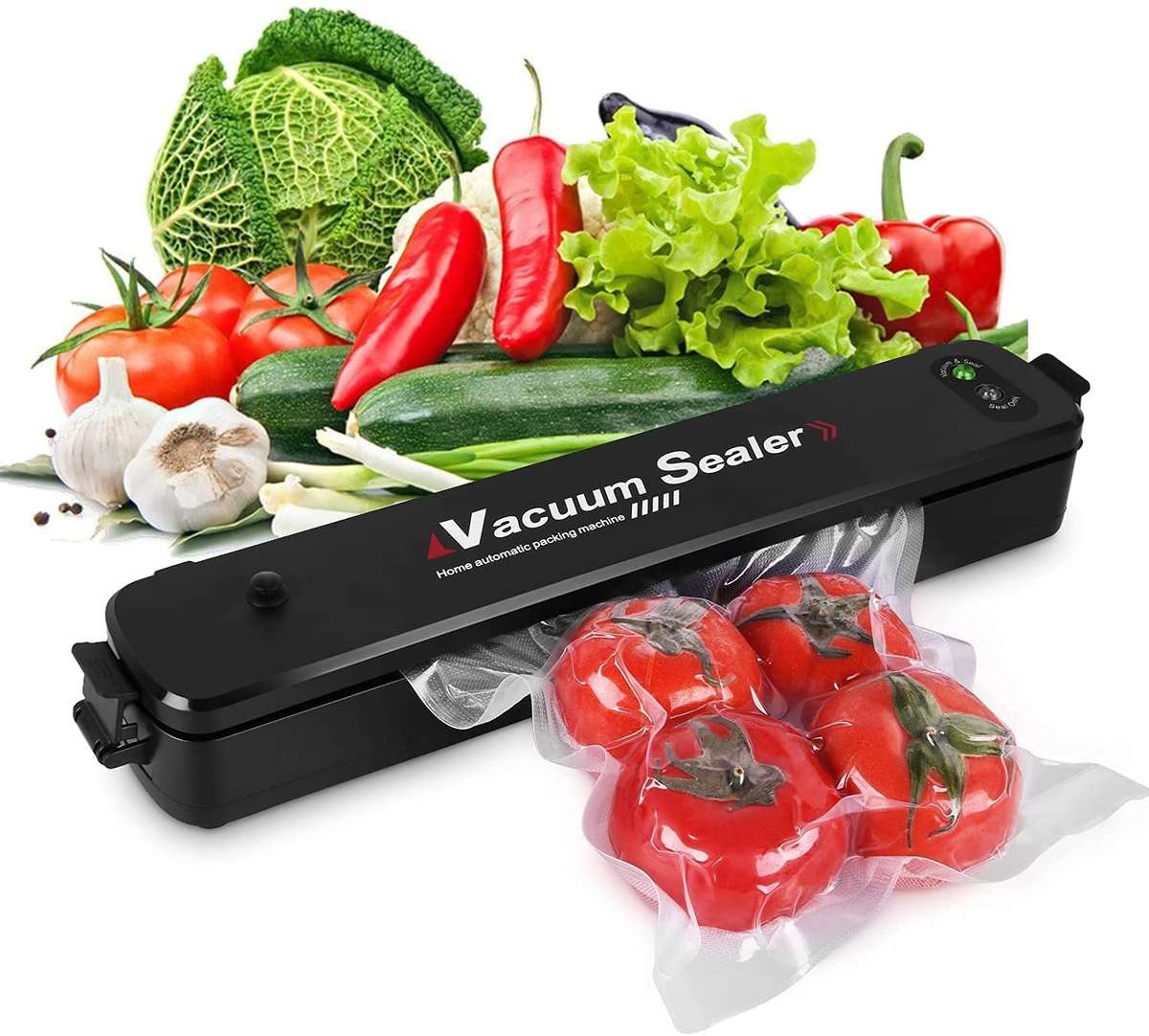 Vacuum Sealer  Sealing Machine for Wet and Dry Food plus 5 X Sample Vacuum Bags