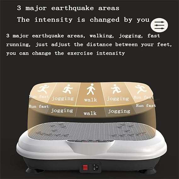 Vibration exercise machine, full-body aerobic core trainer