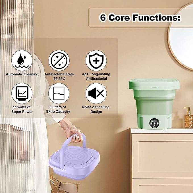Portable Small Folding Washing Machine