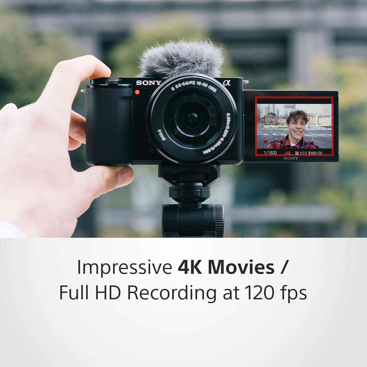 Sony Alpha ZV-E10K 24.2MP Mirrorless Vlogging Camera + 16-50mm Power Zoom Lens